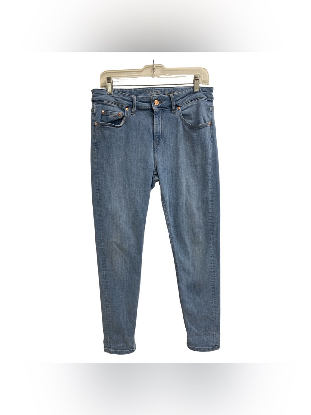 Escada Skinny Jeans in Light Blue Denim Size M
